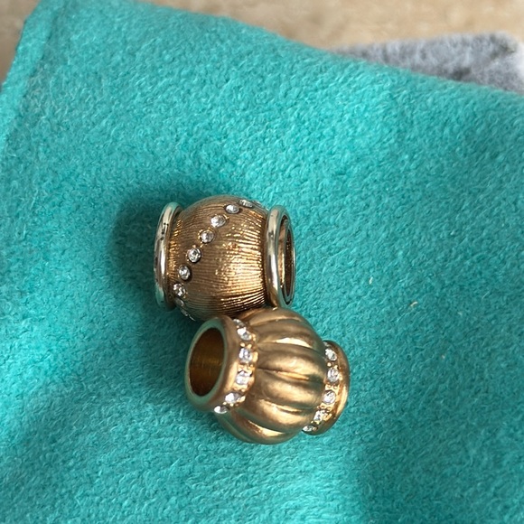 Brighton Rare Gold Beads (Bundle of 2) Shiny Crystals - Picture 4 of 4